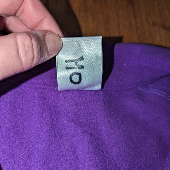 The North Face purple 1/4 zip up sweater - Picture 4 of 4